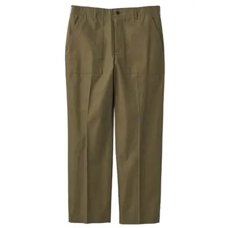 JOHN SMEDLEY(ジョンスメドレー) スーピマコットン ブリティッシュアーミーワークパンツ ｜FP278  L03620FP278_オリーブ