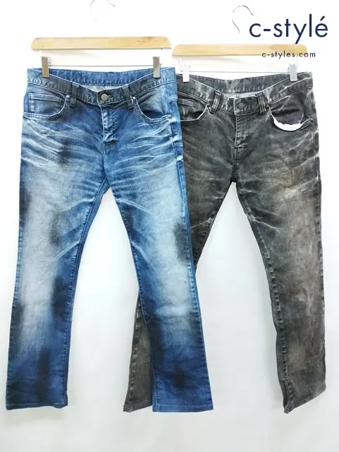 TORNADO MART トルネードマート デニムパンツ M インディゴ ブラック系 計2点