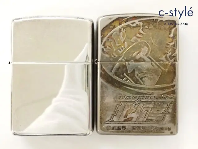 ZIPPO ジッポー オイルライター ARMOR アーマー ’13 PACHISLOT 北斗の拳 武論尊 原哲夫 ’04 シルバー