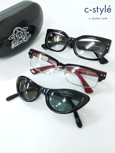 BLACK FLYS ブラックフライズ サングラス メガネ 56□15-140 52□20-145 計3点