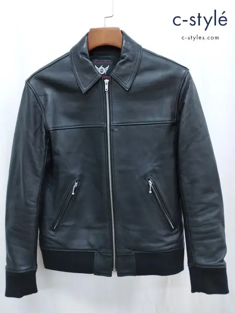 666 トリプルシックス ライダースジャケット M ブラック レザー