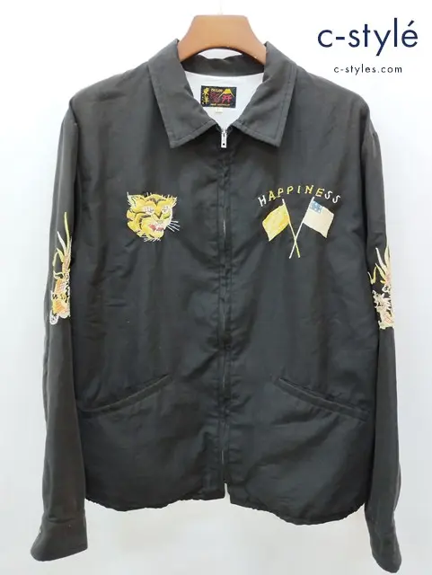 テーラー東洋 ジャケット L ブラック Mid 1960s Style Cotton Rayon Vietnam Jacket PARACHUTE TT15685