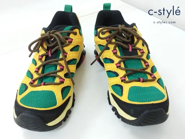 MERRELL メレル スニーカー 27cm グリーン×イエロー MOAB 3 SYNTHETIC GORE-TEX J500241