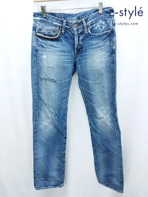 HYSTERIC GLAMOUR ヒステリックグラマー デニムパンツ 30 インディゴ 綿100%