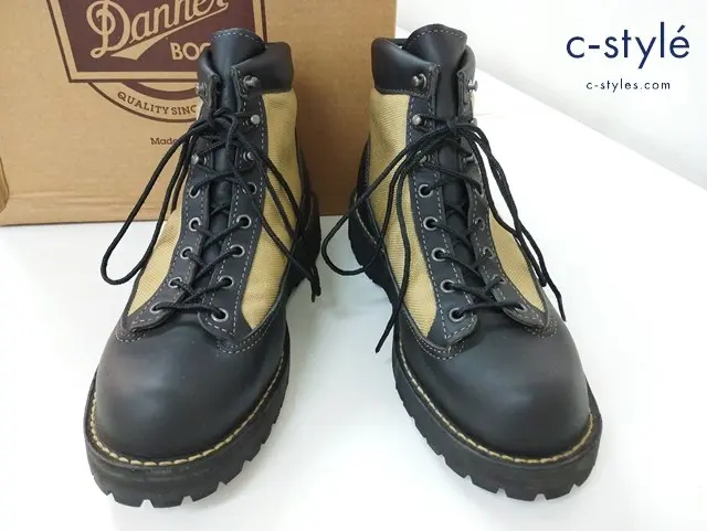 Danner ダナー ブーツ 8・1/2 ブラック×ベージュ 38300X USA製