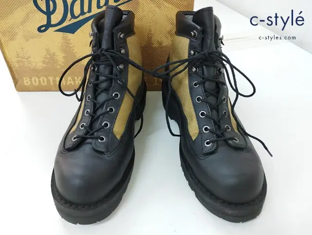 Danner ダナー ブーツ 8・1/2 ブラック×ベージュ 34602X USA製