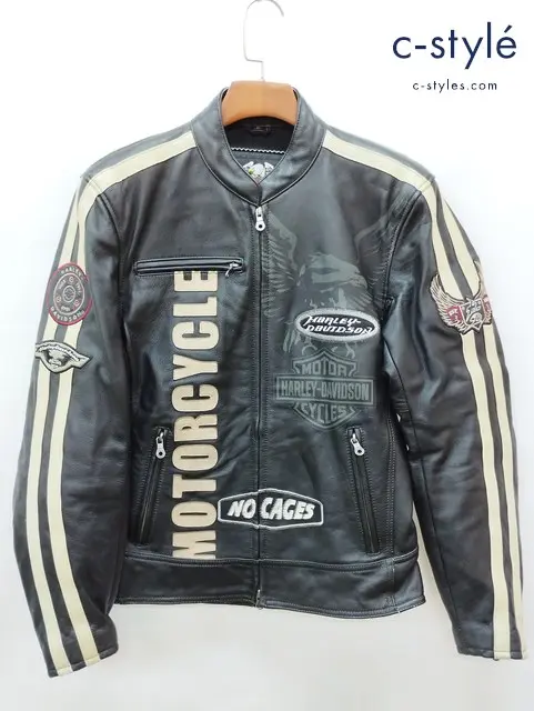 HARLEY-DAVIDSON ハーレーダビッドソン レザーシングルライダースジャケット 97073-06VM