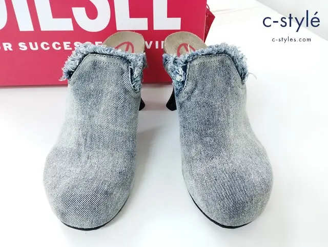 DIESEL ディーゼル ヒール 38 インディゴ D-WOODSTOCK ML W Y03372 P5254 H1940 レディース
