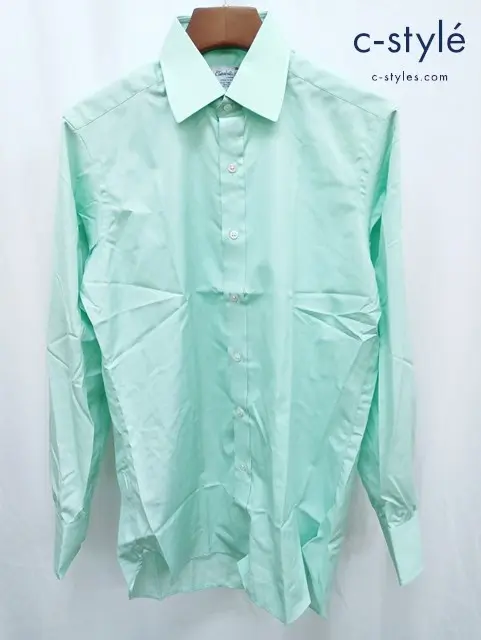 TURNBULL&ASSER ターンブルアンドアッサー ワイシャツ 15-38cm ライトグリーン コットン100%