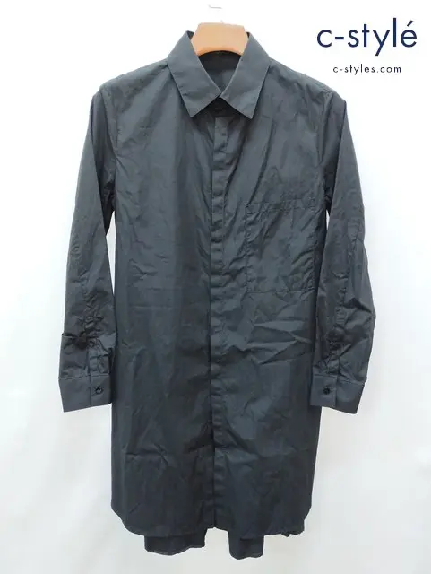 bajra バジュラ シャツ 0 ブラック 綿100% 日本製 長袖