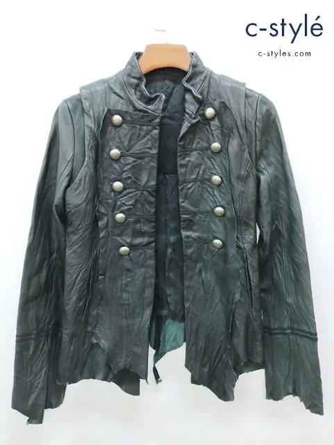 bajra バジュラ レザージャケット M ブラック レディース