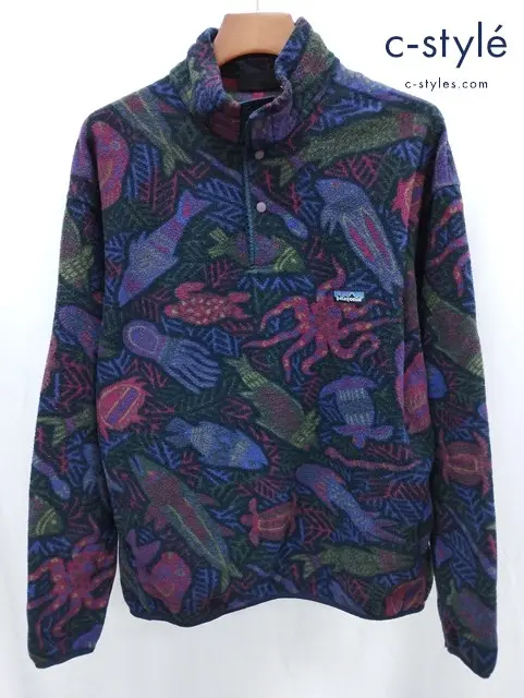 patagonia パタゴニア トップス L マルチカラー フリース