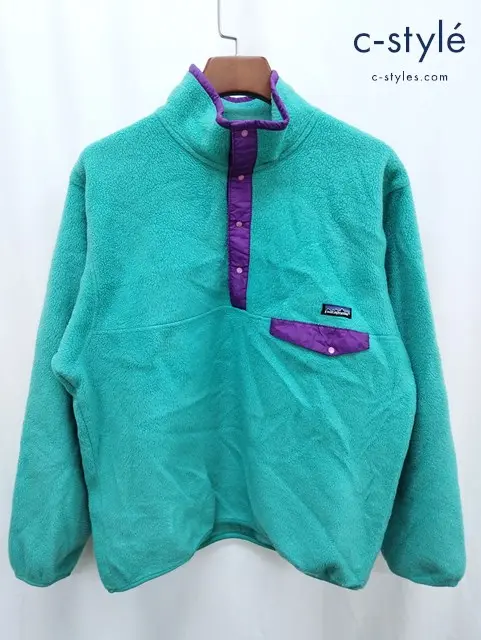 patagonia パタゴニア トップス L グリーン系 フリース ハイネック USA製