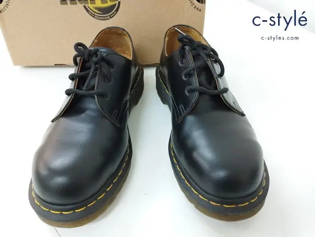 Dr.Martens ドクターマーチン 3ホールシューズ UK7 ブラック スチールトゥ 1925 5400