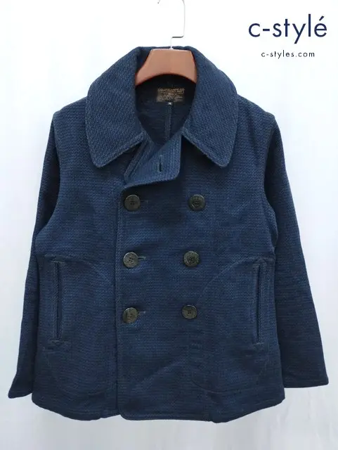 DELUXEWARE デラックスウエア ショートピーコート M ネイビー 日本製