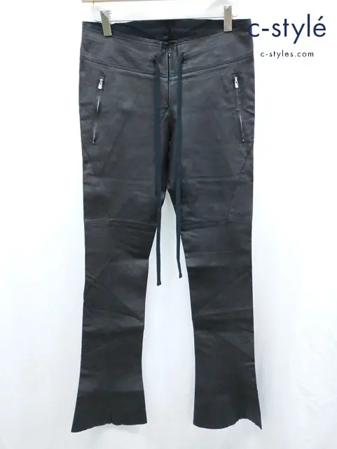 bajra バジュラ レザーパンツ 1 ブラック 羊革 99FL03