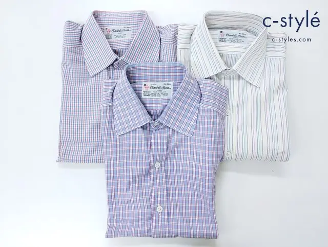 TURNBULL&ASSER ターンブル&アッサー ワイシャツ 15-38cm 綿100% 計3点