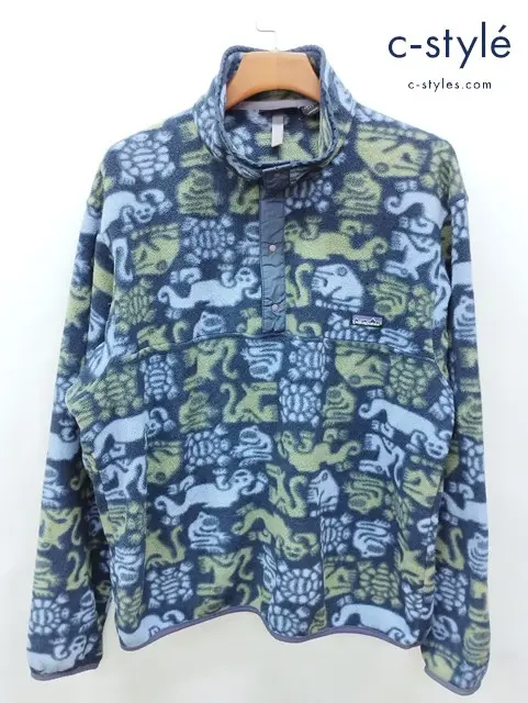 patagonia パタゴニア トップス L ネイビー系 フリース