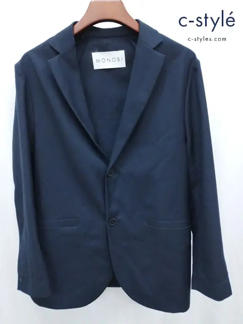 MONOBI モノビ ジャケット M ネイビー TRAVEL JACKET 10882/403 イタリア製
