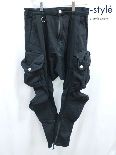 SWITCHBLADE スイッチブレード サルエルカーゴパンツ S ブラック 1901505