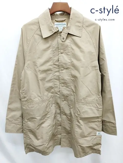 SASSAFRAS ササフラス フォールリーフコート S ベージュ 日本製