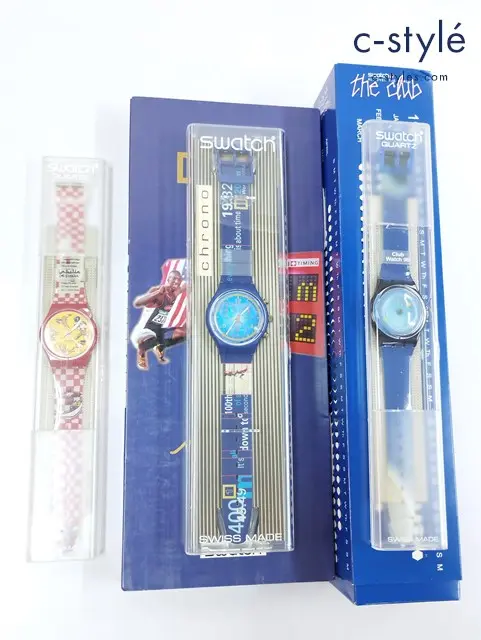 swatch スウォッチ 腕時計 SCZ400 GZ160 GR141 クォーツ 計3点