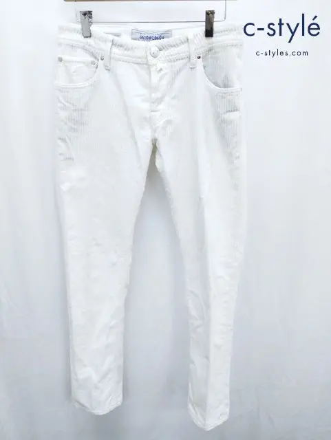 JACOB COHEN ヤコブコーエン パンツ 31 ホワイト J622 COMFORT イタリア製