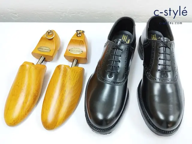 REGAL リーガル レザーシューズ 8・1/2 ブラック B2G LS シューツリー付き