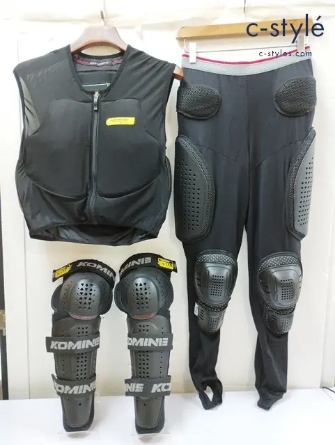 KOMINE コミネ ライナーベスト プロテクターパンツ L / CEレベル2トリプルニーガード 計3点