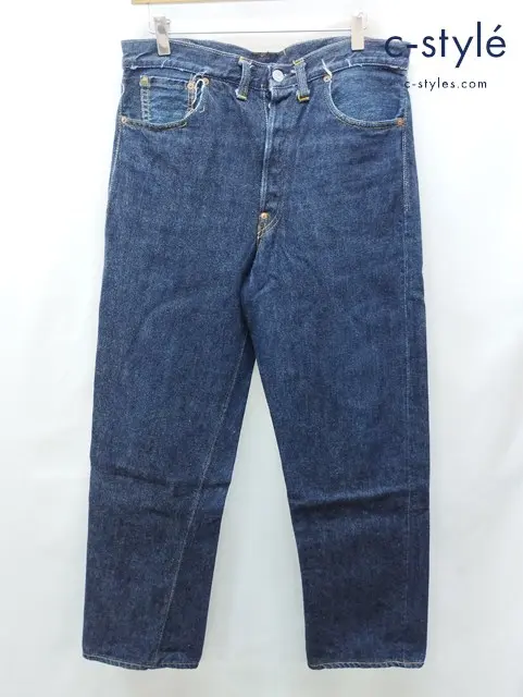 ONE PIECE OF ROCK ワンピースオブロック デニムパンツ 38 インディゴ ボタンフライ