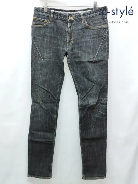 n(n) by NUMBER (N)INE エヌエヌバイナンバーナイン デニムパンツ 4 ブラック 日本製 音符