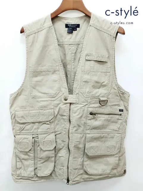5.11 TACTICAl 5.11タクティカル ベスト M ベージュ 綿100%