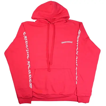 CHROME HEARTS(クロムハーツ) オンライン限定スクロールラベルプリント [パーカー]