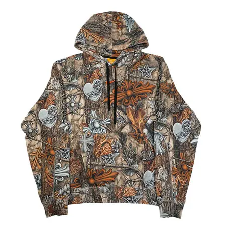 CHROME HEARTS(クロムハーツ) ×ナイキ ノクタ ドレイク NIKE NOCTA DRAKE[ホースシューバックプリント総柄パーカー] T10436