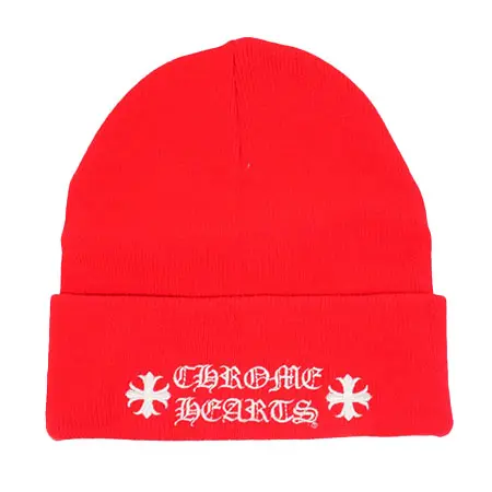 CHROME HEARTS(クロムハーツ) ロゴ刺繍[ニット帽/ビーニー/WATCH CAP] 19208