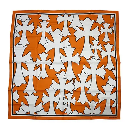 CHROME HEARTS(クロムハーツ) セメタリークロス CEMETERY CROSS シルク [スカーフ]