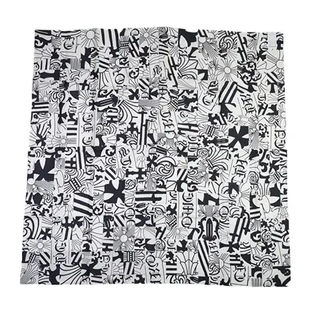 CHROME HEARTS(クロムハーツ) CH総柄シルク大判スカーフ T10011