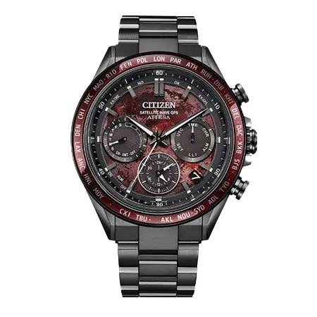 CITIZEN(シチズン) ACT Line/ブラックチタン?シリーズ CC4077-71Z ATTESA