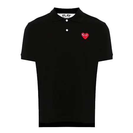 COMME des GARCONS(コムデギャルソン) ハートパッチ ポロシャツ AXT006051