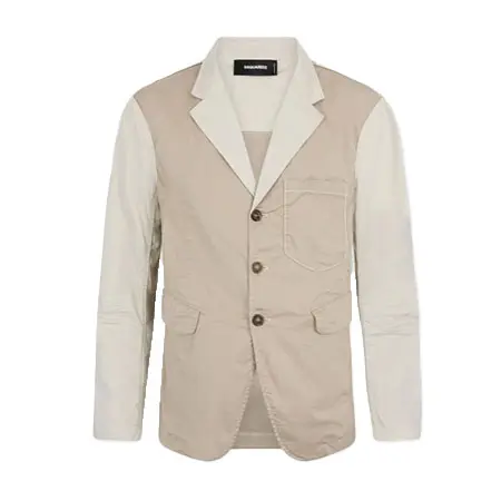 DSQUARED2(ディースクエアード) ストレッチコットンツイル ブレザー S74BN1346S35175801