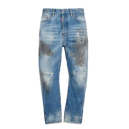 DSQUARED2(ディースクエアード) コットンデニム バレルジーンズ S74LB1918D30011470