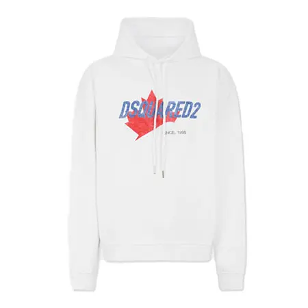 DSQUARED2(ディースクエアード) フーディー メープルリーフプリント S74GU0951D25028100