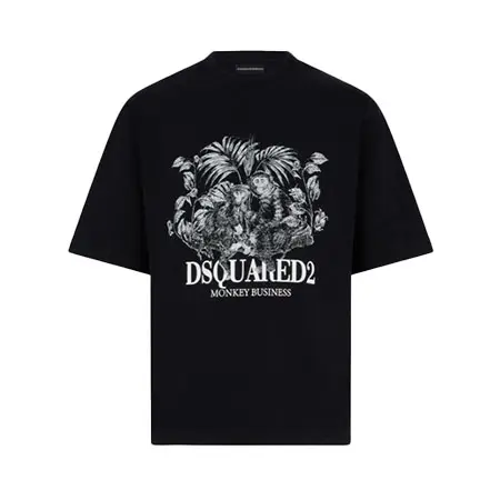 DSQUARED2(ディースクエアード) ルーズフィットTシャツ Monkey Business S74GD1545D20106900
