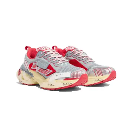 DSQUARED2(ディースクエアード) Faster スニーカー パッチ付き SNM046135508533M819