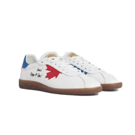 DSQUARED2(ディースクエアード) Rebels スエードスニーカー メープルリーフ SNM046818908701M1424