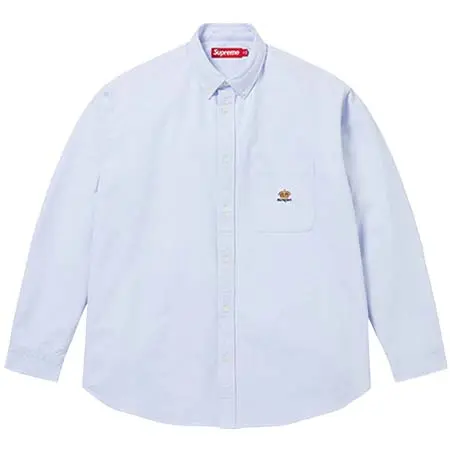 Supreme（シュプリーム) Loose Fit Flannel Oxford Shirt