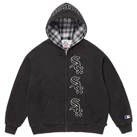 Supreme（シュプリーム) Supreme/ Chicago White Sox Zip Up Hooded Sweatshirt
