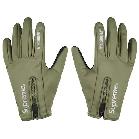 Supreme（シュプリーム) WINDSTOPPER Zip Gloves