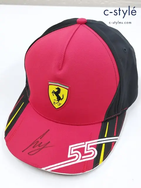 Ferrari×puma フェラーリ×プーマ キャップ レッド×ブラック 023875-02