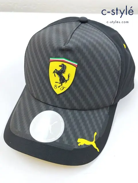 Ferrari×puma フェラーリ×プーマ キャップ ブラック MONZA GP SPECIAL CAP 025805-01